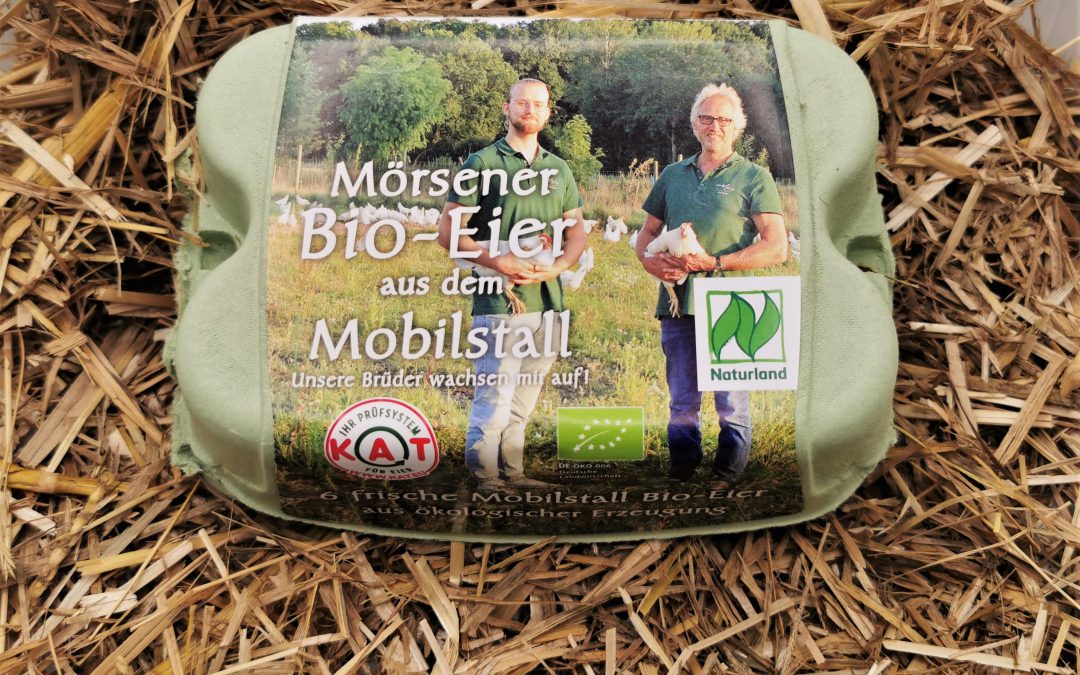 Neu: Unsere Bio-Mobilstalleier