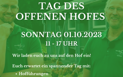 Tag des offenen Hofes – 01.10.2023